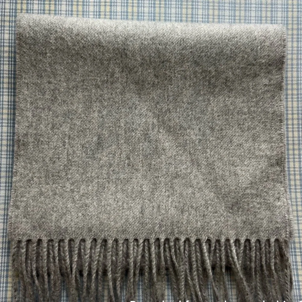 Nordstrom Gray Cashmere Scarf - Picture 2 of 3